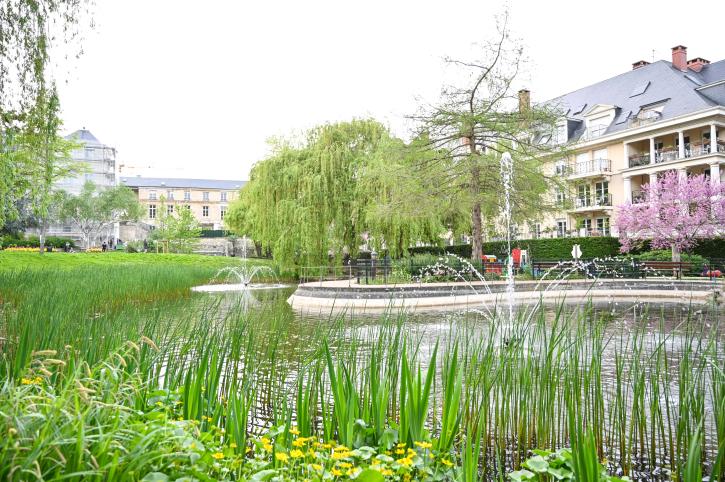 étang des Jardins de la mairie