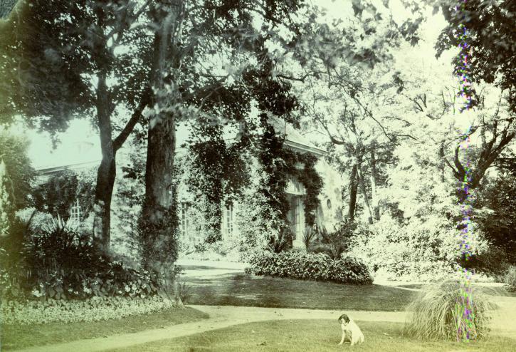 L'Orangerie vers 1880