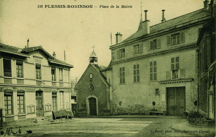 La place de la Mairie vers 1900