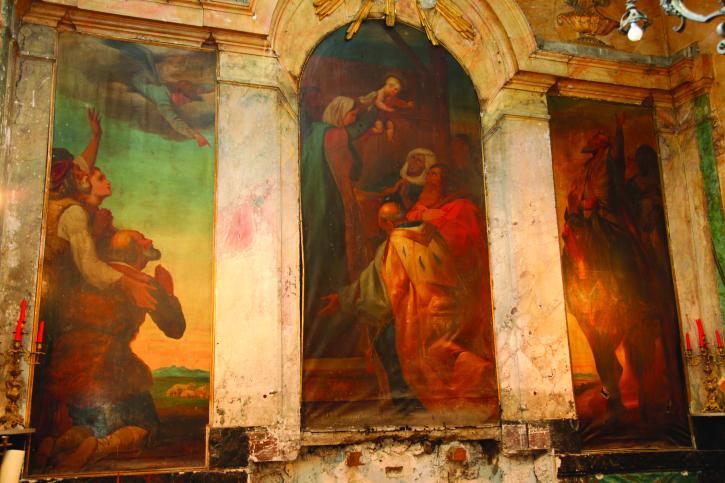Édouard ODIER, Triptyque de l’Adoration des Mages, 1853, Le Plessis-Robinson, chapelle Saint-Jean-Baptiste
