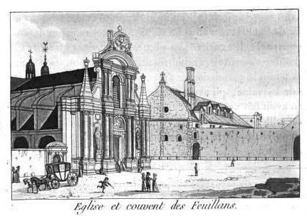 Église et couvent des Feuillants à Paris