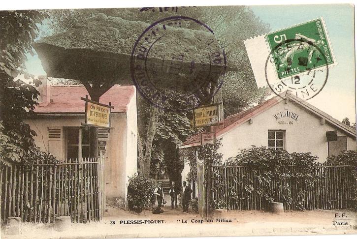 L’auberge du Coup du Milieu, 1912.