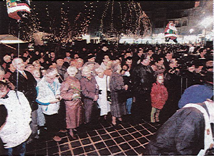 L’inauguration du Coeur de ville en décembre 2000.
