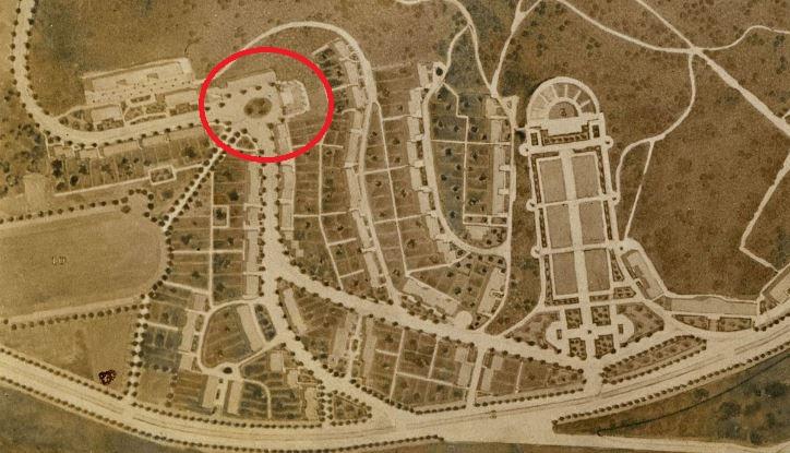 Plan de la cité-jardin en 1924, imaginé par Payret-Dortail.