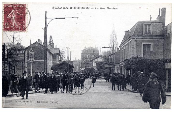 La rue Houdan quartier Robinson, vers 1930.