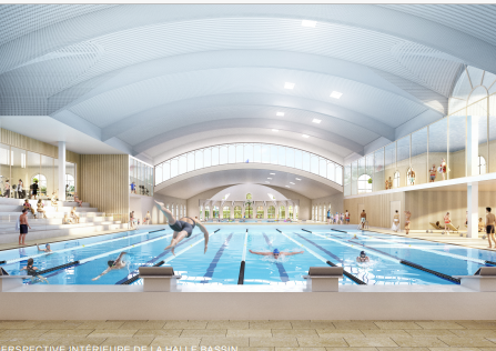 Deux bassins de 25 mètres.