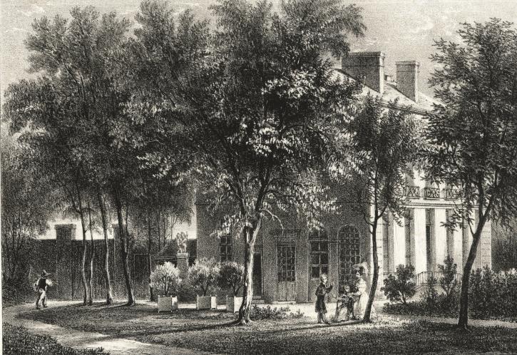 Maison de Louis Benoît Picard au Plessis-Piquet près Paris [maison Sertillanges], vers 1800.
