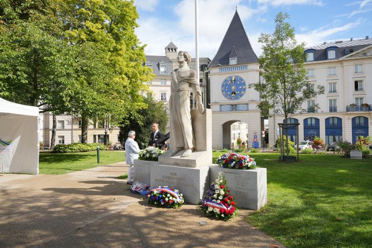 Une oeuvre du sculpteur Émile Bailly.